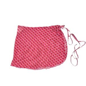 NWOT JESSICA SIMPSON Mesh Wrap Coverup Skirt Sarong Swim Resort Vacation S/M